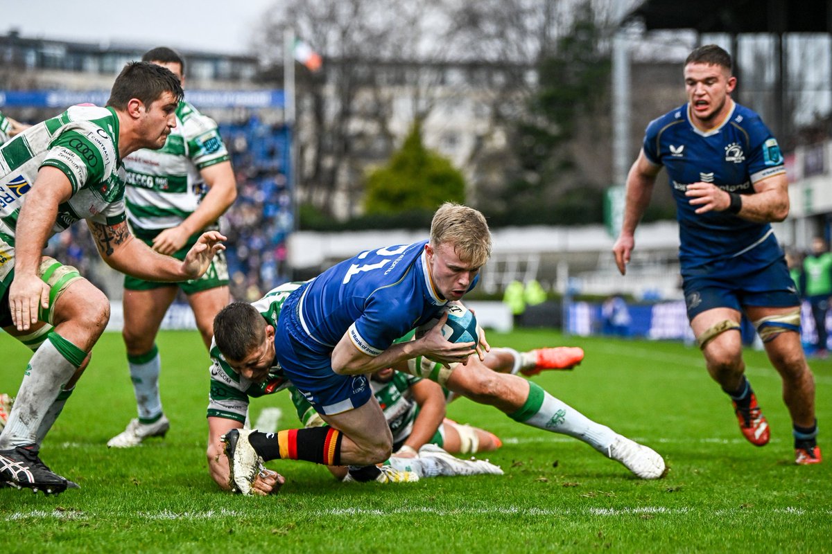 leinsterrugby's tweet photo. A day to remember for Ben Murphy
First try for #LeinsterRugby, and he does it in the socks of his school Pres Bray
#FromTheGroundUp #LEIvBEN #GrassrootsToGreatness https://t.co/diwlFzSwRY