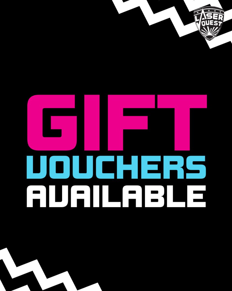 Looking for a last minute gift? How about giving the gift of Laser Quest? We have gift vouchers available to buy online now! 

i.mtr.cool/tklrwqjmjy