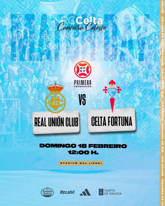 2023-2024 | 24º Jornada | Real Unión Club Irún 1  - 1 Celta B  GGkGTA8XQAESw6r?format=jpg&name=small
