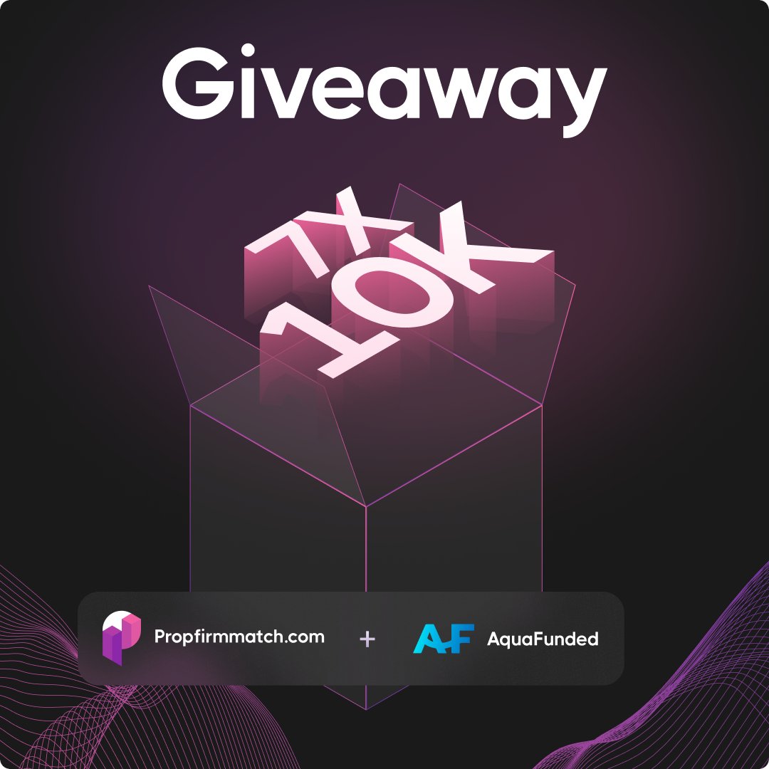Prop Firm Match (@propfirmmatch) on Twitter photo 7x10K Challenge Account Giveaway from
<a href="/AquaFunded/">AquaFunded</a> 🎉
To participate:
🤝 Follow <a href="/PropFirmMatch/">Prop Firm Match</a>, <a href="/AquaFunded/">AquaFunded</a> and @Curo_Labs
🔁 Repost
👫 Tag 3 Traders
👀 Turn Notifications on
Winners will be picked in 3 days ⏳ 7x10K Challenge Account Giveaway from
<a href="/AquaFunded/">AquaFunded</a> 🎉
To participate:
🤝 Follow <a href="/PropFirmMatch/">Prop Firm Match</a>, <a href="/AquaFunded/">AquaFunded</a> and @Curo_Labs
🔁 Repost
👫 Tag 3 Traders
👀 Turn Notifications on
Winners will be picked in 3 days ⏳