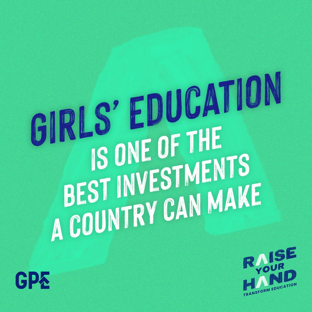 We've said it before, we'll say it again 👇 #RaiseYourHand for girls' education!
