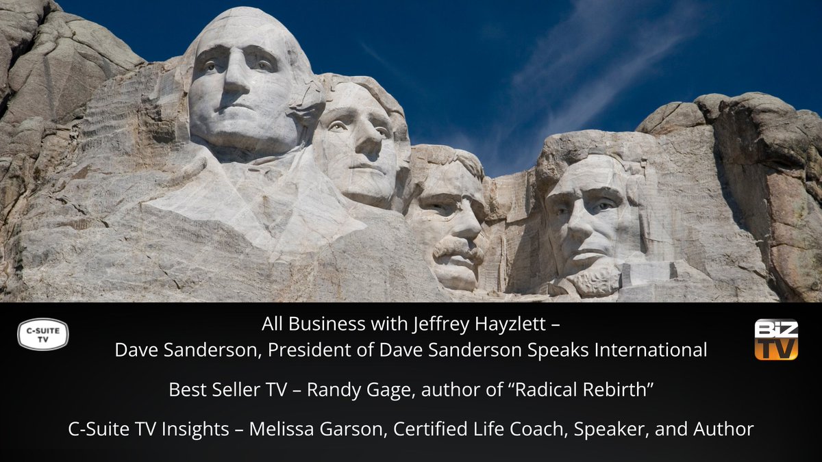C-Suite TV (@csuitetv) on Twitter photo This #PresidentsDayWeekend, tune in to <a href="/BizTV/">BizTV</a> tomorrow at 6PM ET to watch these episodes:
πΌ All Business with <a href="/jeffreyhayzlett/">Jeffrey Hayzlett</a> β #DaveSanderson
π Best Seller TV β <a href="/Randy_Gage/">Randy Gage</a>
πΊ C-Suite TV Insights β #MelissaGarson
You can also stream it LIVE at biztv.com/watch/live-str⦠This #PresidentsDayWeekend, tune in to <a href="/BizTV/">BizTV</a> tomorrow at 6PM ET to watch these episodes:
πΌ All Business with <a href="/jeffreyhayzlett/">Jeffrey Hayzlett</a> β #DaveSanderson
π Best Seller TV β <a href="/Randy_Gage/">Randy Gage</a>
πΊ C-Suite TV Insights β #MelissaGarson
You can also stream it LIVE at biztv.com/watch/live-strβ¦