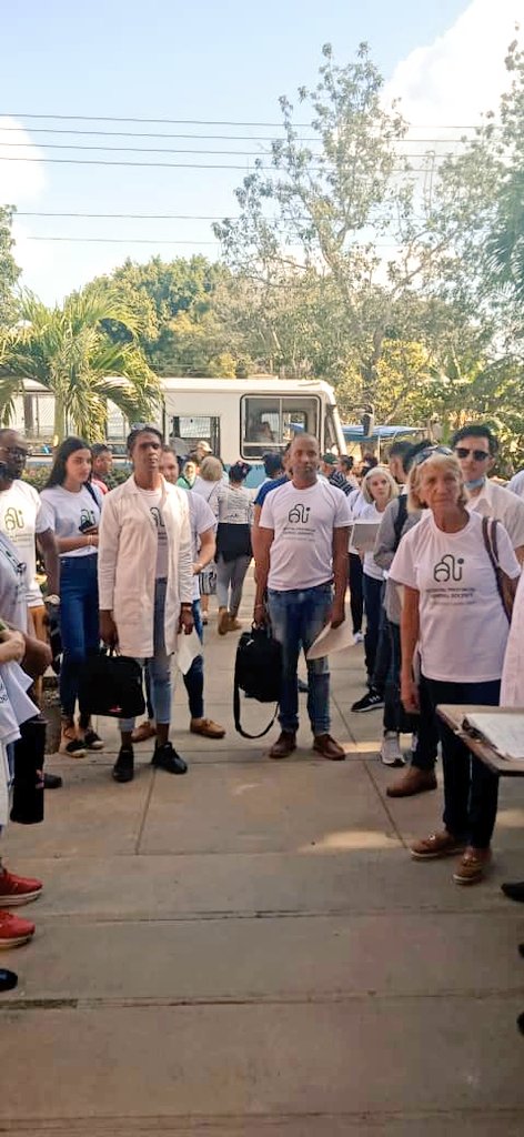 MorontaDr's tweet photo. Realizamos la Jornada por la Salud "Abrazando el Barrio" por el @hospital_ali, en el CP Guayacanes, del municipio Majagua. #CubaPorLaVida @MINSAPCuba
En estrecho vínculo con el pueblo, acercando los servicios de salud a las comunidades. #LatirAvileño
#Cuba 🇨🇺 @AsambleaCuba https://t.co/9ibDQ0SuVD
