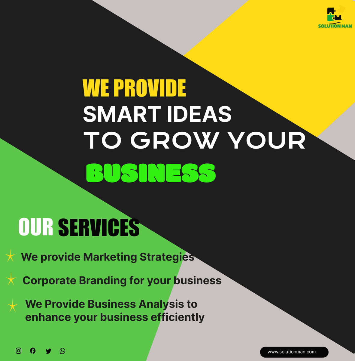 SolutionmanNg's tweet photo. Solution man is the best branding agency you need to help you grow your businesses https://t.co/5jWasuMtls