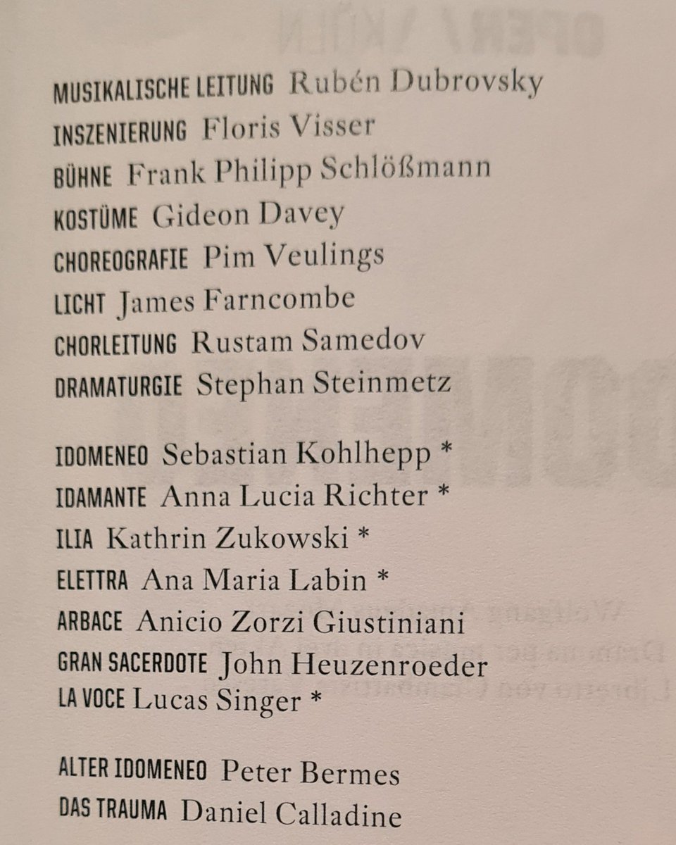 'Se il cielo s'adira, Qual colpa è la nostra?'

Endlich einmal wieder #Idomeneo 🎶 #Premiere #Mozart #OperKöln