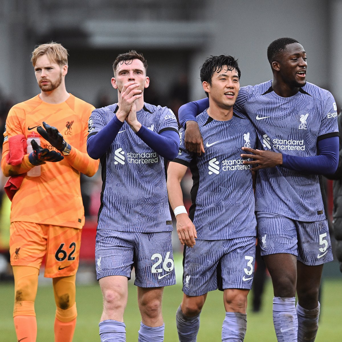 Fantastic support as always from the travelling Kop earlier today 👏