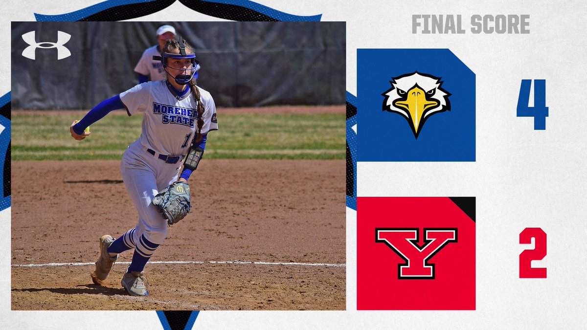Sweep! <a href="/MSUEaglesSB/">Morehead State Softball</a> finished off a perfect 2-0 day at the Pinnacle PC Invitational by knocking off Youngstown State 4-2 (YSU entered with a 6-1 record).

<a href="/JessieBegley2/">Jessie Begley</a> picked up her first win of 2024 &amp; <a href="/Addie_Stem_11/">Addie Stem</a> got her first career save.

Story: bit.ly/3wjsRrT