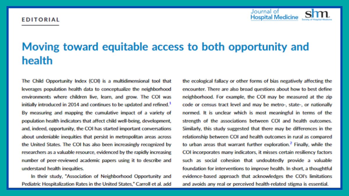 We know there are inequities in child health outcomes. But when does knowledge become an obligation to act? 💡 #HealthEquity bit.ly/3OGVu8Q