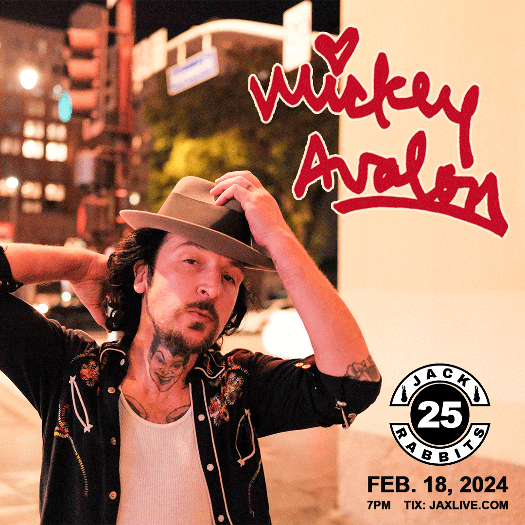 #MickeyAvalon #JaxBeachHippie  TOMORROW night is the big show with MICKEY AVALON, and Jax Beach Hippie at JACK RABBITS for the 25 YEAR ANNIVERSARY celebration, tickets are available at this link jaxlive.com/event/mickey-a…