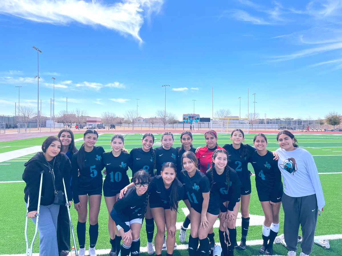 PHHS JV girls’ soccer team with a 4-0 win against El Dorado! sophomores Jimena Ochoa (#8) finishing the shots taken (2) and Layla Longoria (#5) with long shots outside the box (2)! proud of their efforts to keep the momentum going this morning ⚽️