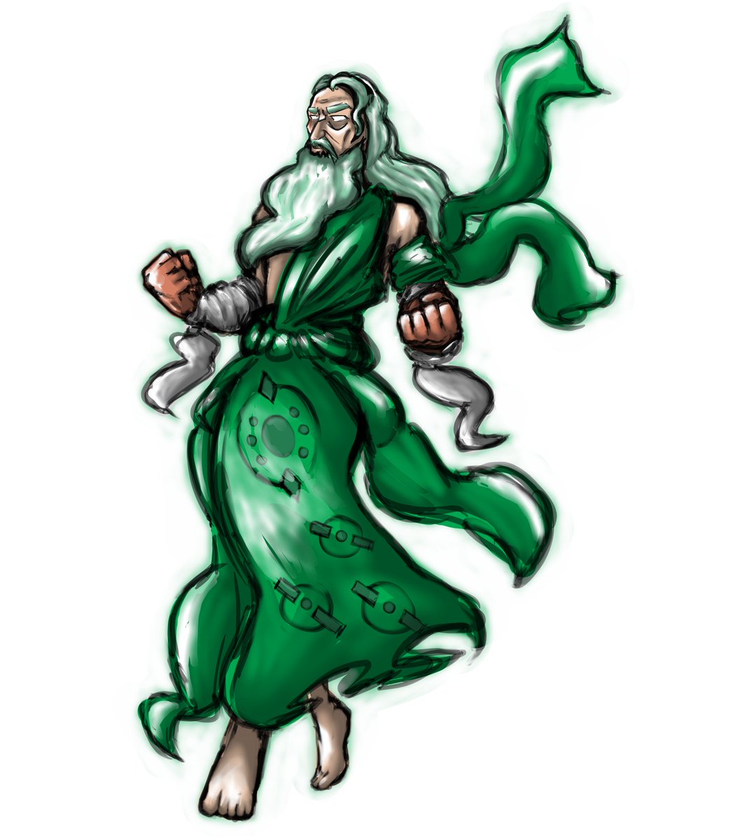 iezuyotrap's tweet image. My submissions for the Bravely collab this year. I picked Domenic (because of course I would) and Gladys.

#bravelycolours