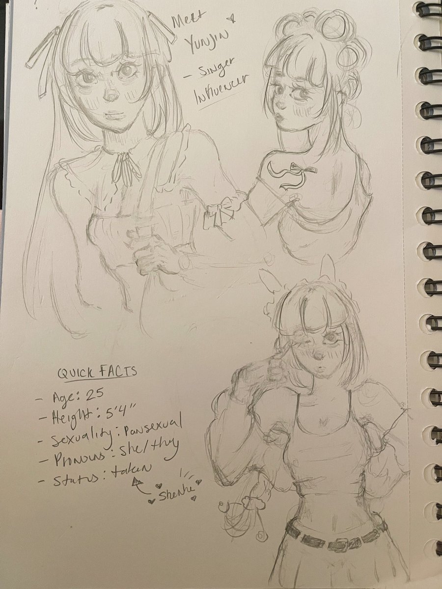 huolette's tweet photo. #ShesNotADamsel character fact sheet

# 1. meet yunjin ྀི [genshin] #yunjin #genshinfanart https://t.co/wjMo41Sbzc