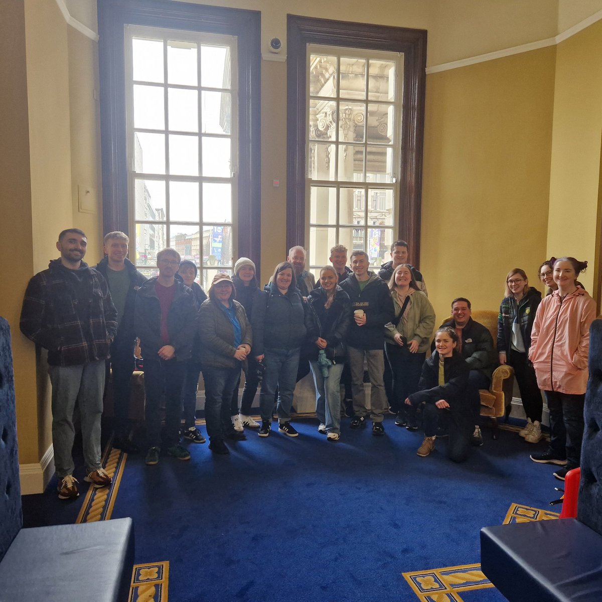 AerachaUladh's tweet image. Thank you again to @LGBTHistoryNI for facilitating a walking tour for our Club today. This was a great way for our Members to celebrate LGBT+ History Month.