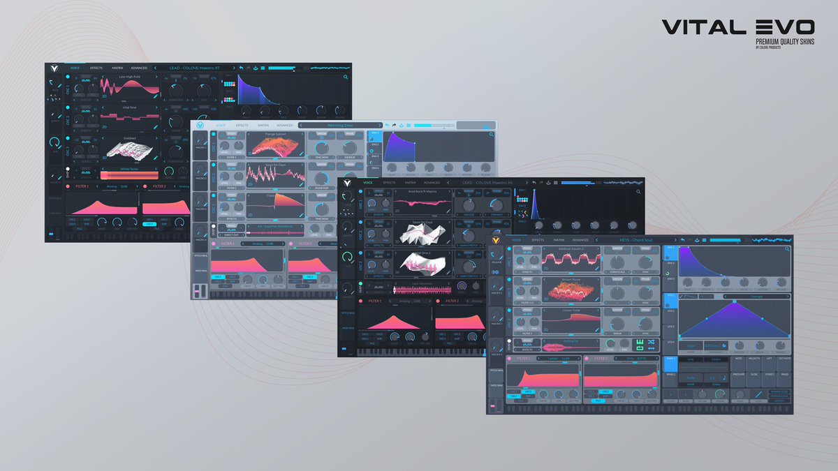Vital Audio – VITAL v1.0 Skins by COLOVE Products coloverecordings.com/vital-v1-skins…

Its cool gift for all who love our products!
We make a nice #bonus for our clients. 

#daw #edm #sound #production #music #plugins #vital