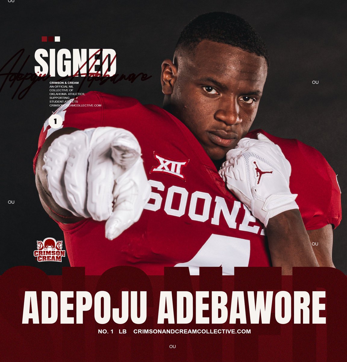 There is nothing better than the support of Sooner Nation! Become a member of @crimsoncreamnil to be a Champion for all OU student-athletes! Visit crimsonandcream.co and let's unlock $2 Million together! 💪🏈  #booomersooner #ad #paidpartnership @ou_football