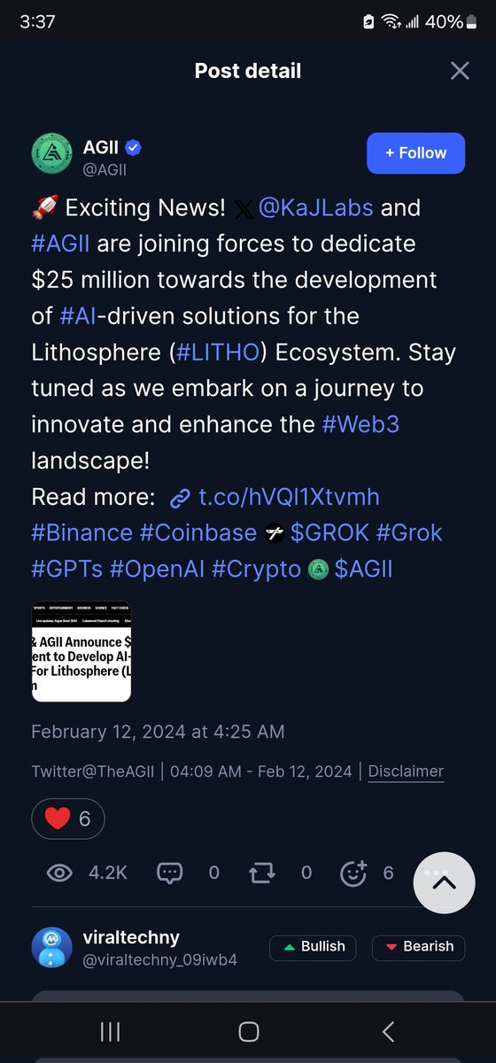 AhmadMShinwari1's tweet photo. #AGII and $LITHO . #1000% hidden #gems.
$abt $fox $asm $swftc #lcx $lcx #btc #bitcoin $link #xrp $super $api3 #API3 #RocketFUND 🚀🚀🚀
$ABT $PRQ $SPA $AUCTION $NMR $FIS $VARA $PNG $ROSE $ASM $ERN $AMP $ICP $RNDR $TIA $ALGO https://t.co/EW7YSqRv0n