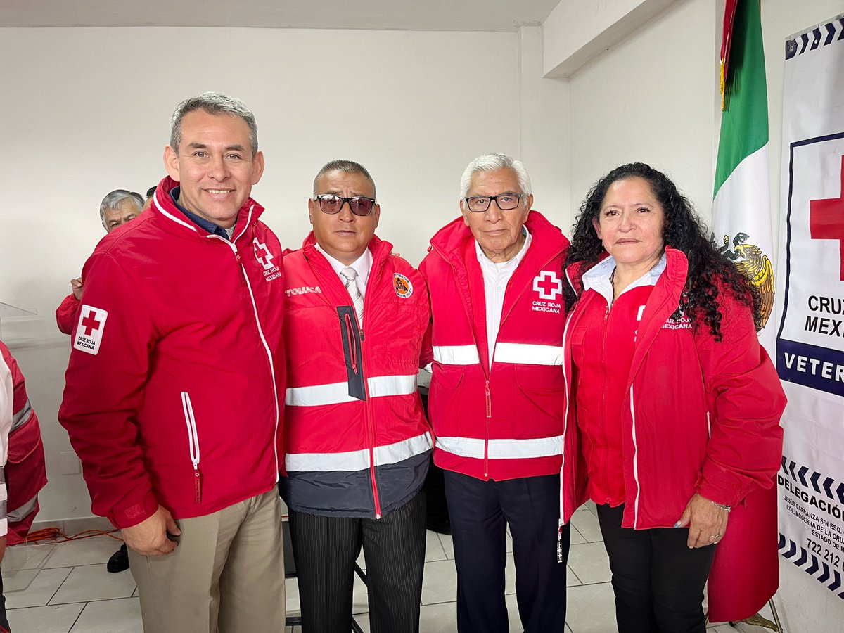 Rojo1Toluca's tweet photo. Hoy festejamos el 29 aniversario de la Coordinación  de Veteranos en @CRMTOLUCA; reconozco y admiro el gran trabajo que han realizado los hombres y mujeres que la conforman, siendo la base de nuestro voluntariado y depositarios de la historia de nuestra institución ¡Enhorabuena! https://t.co/xjM1RLGj8M
