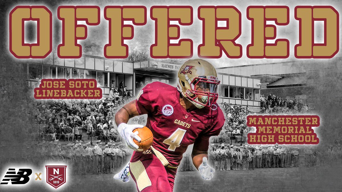 josesoto_08's tweet photo. After a great visit with @coachmevans and the staff i’m very grateful to receive my second opportunity to play college ball at Norwich University🙌
@Coach_Sturgis @Jordan_Donofrio @MMHSCrusadersFB https://t.co/3TWaLGMx6H