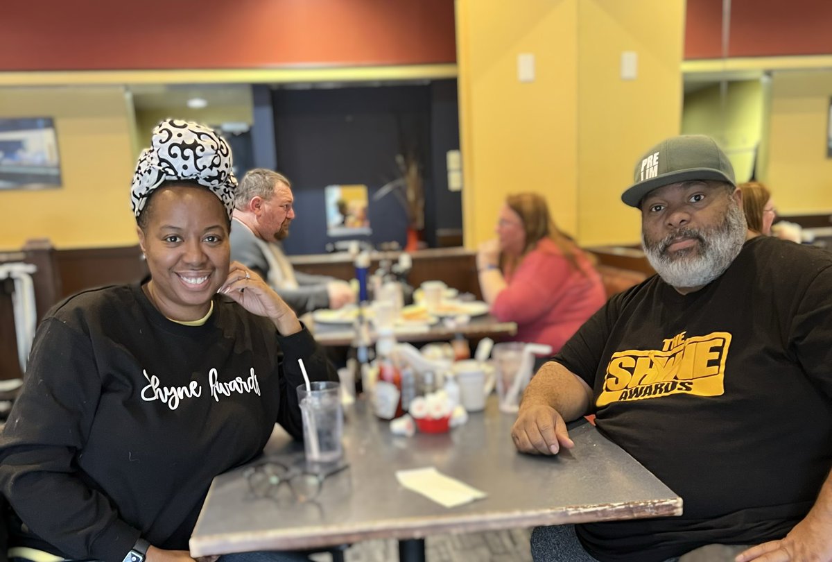 Sometimes the best meetings happen during breakfast! Founders of The Shyne Awards had an exciting Saturday morning strategy meeting for The 15th Annual Shyne Awards.

Accepting Nominations: TheShyneAwards.org (nominate a young adult 13-24 anywhere in the world)