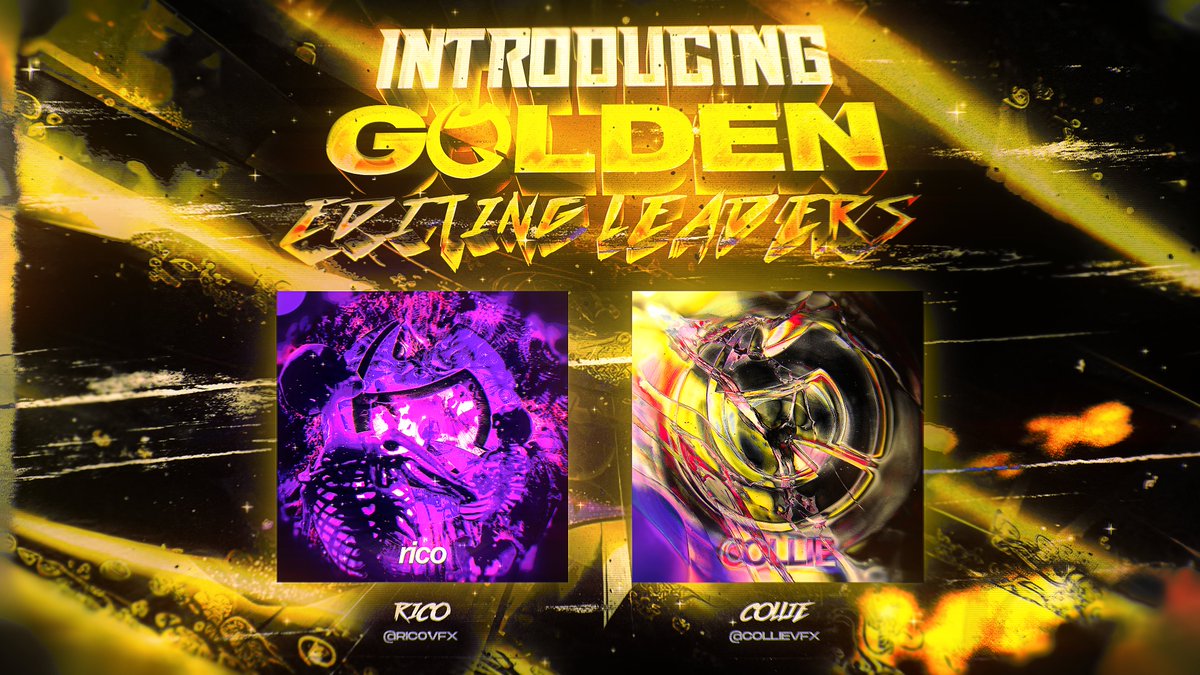 Welcome our Lead Editors to GS!

- <a href="/RIC0VFX/">rico</a> 
- <a href="/CollieVFX/">Collie</a>