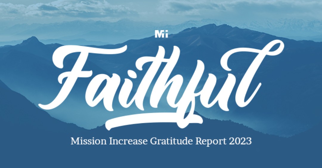 We invite you to celebrate God's faithfulness and all He has done in our MI communities through our partners and givers, nonprofit leaders, and pastors during 2023 and over the past 25 years! 

Check out our Gratitude Report here: missionincrease.org/gratitude-repo…