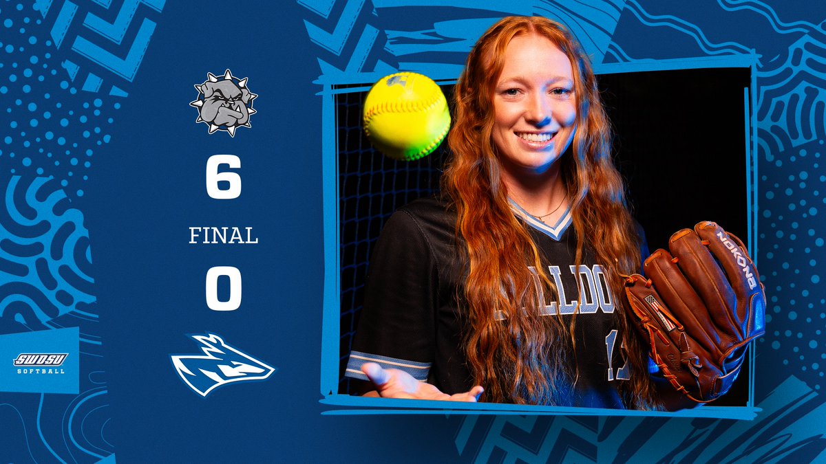 SWOSUAthletics's tweet image. SHUT &apos;EM OUT. Bulldogs blank Nebraska-Kearney on day two of the Raising Cane&apos;s Softball Festival! #BlueCollar @SWOSUSoftball