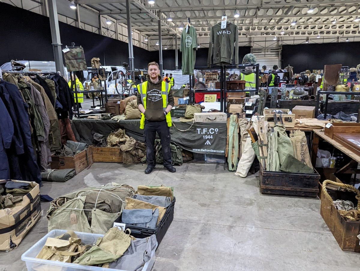 TheFrontlineCo's tweet photo. What a great show I had the other day at Stoneleigh #Militaria Fair! Fancy checking out what's left? Head to the link...
https://t.co/Did1K6WYoS
#ww2 #wwii #militarycollector #wwiireenactor https://t.co/kNq7c9RMe8
