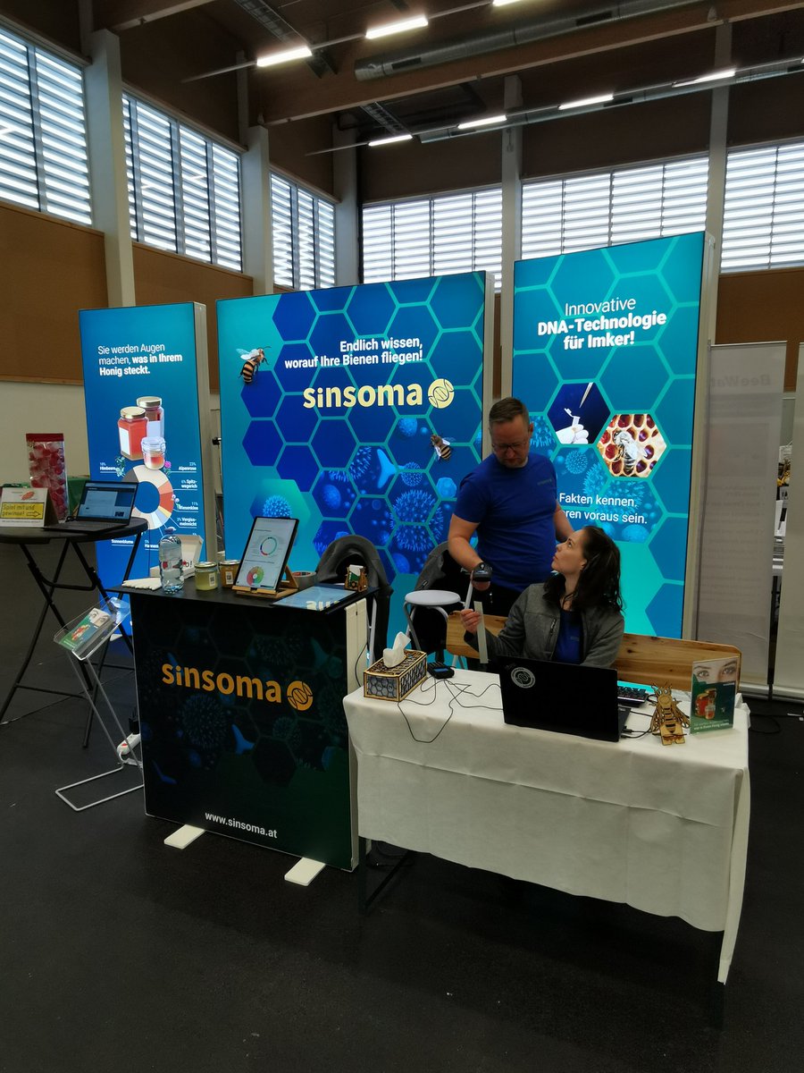 Wir sind auf der Messe der #imker in #wels schau vorbei #gewinnspiel #eDNA #DNA24 #Honig #bee #biene #beekeeper #pollen #HonigAnalyse #metabarcoding