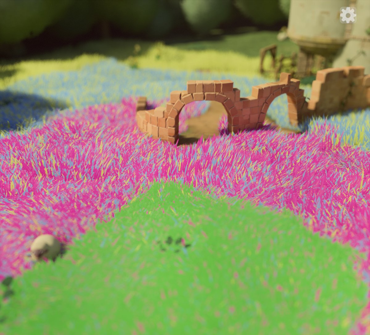 h3r2tic's tweet image. Grass debug mode or a new feature? Bribe link in bio.
