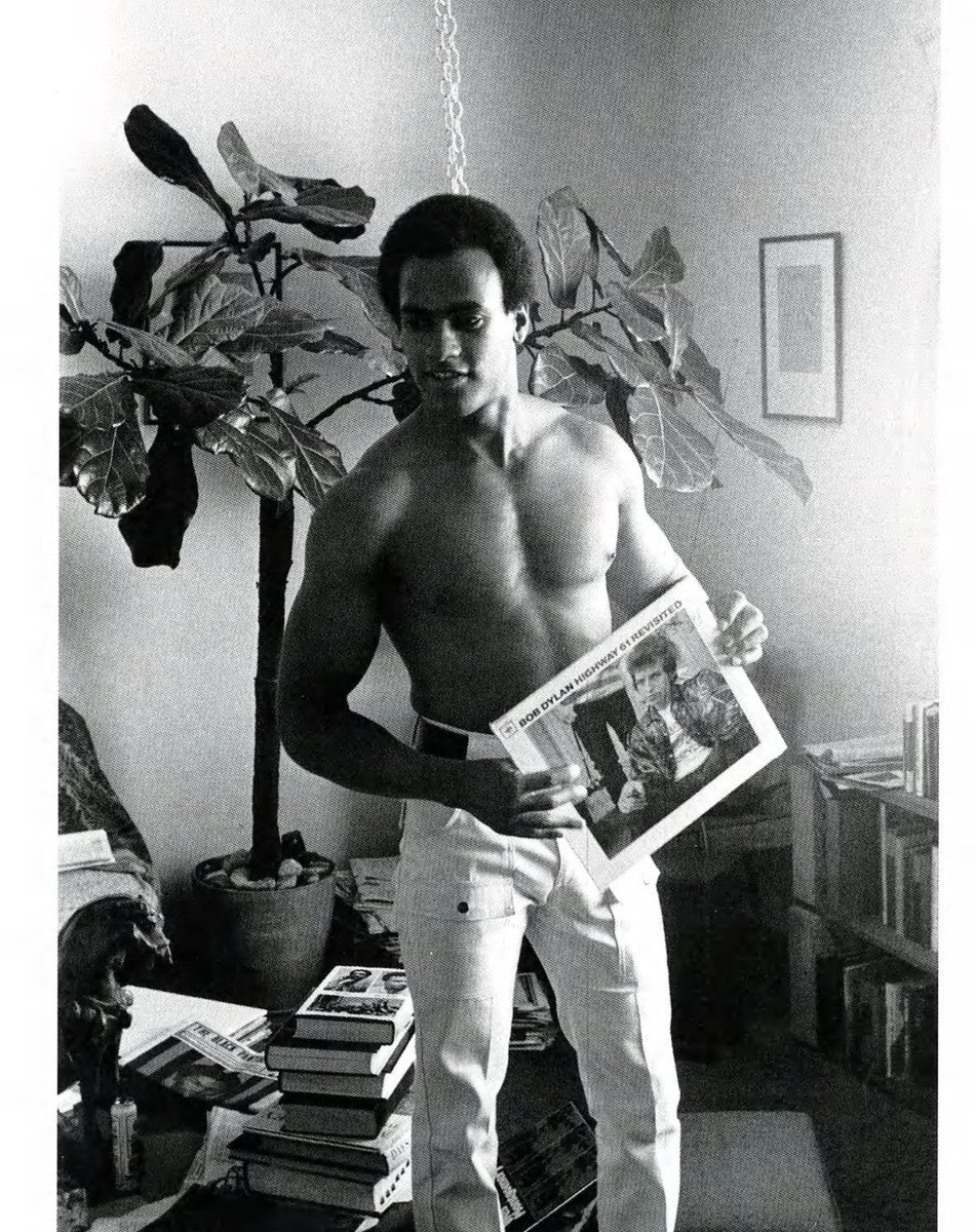 NewBlackMan's tweet photo. the thing you can never forget about the Political appeal of Huey P. Newton was the Sexual appeal of Huey P. Newton.

#BornOnThisDay 
#BlackPanthers 
#BlackHistoryMonth 

Photo Credit: Stephen Shames.
