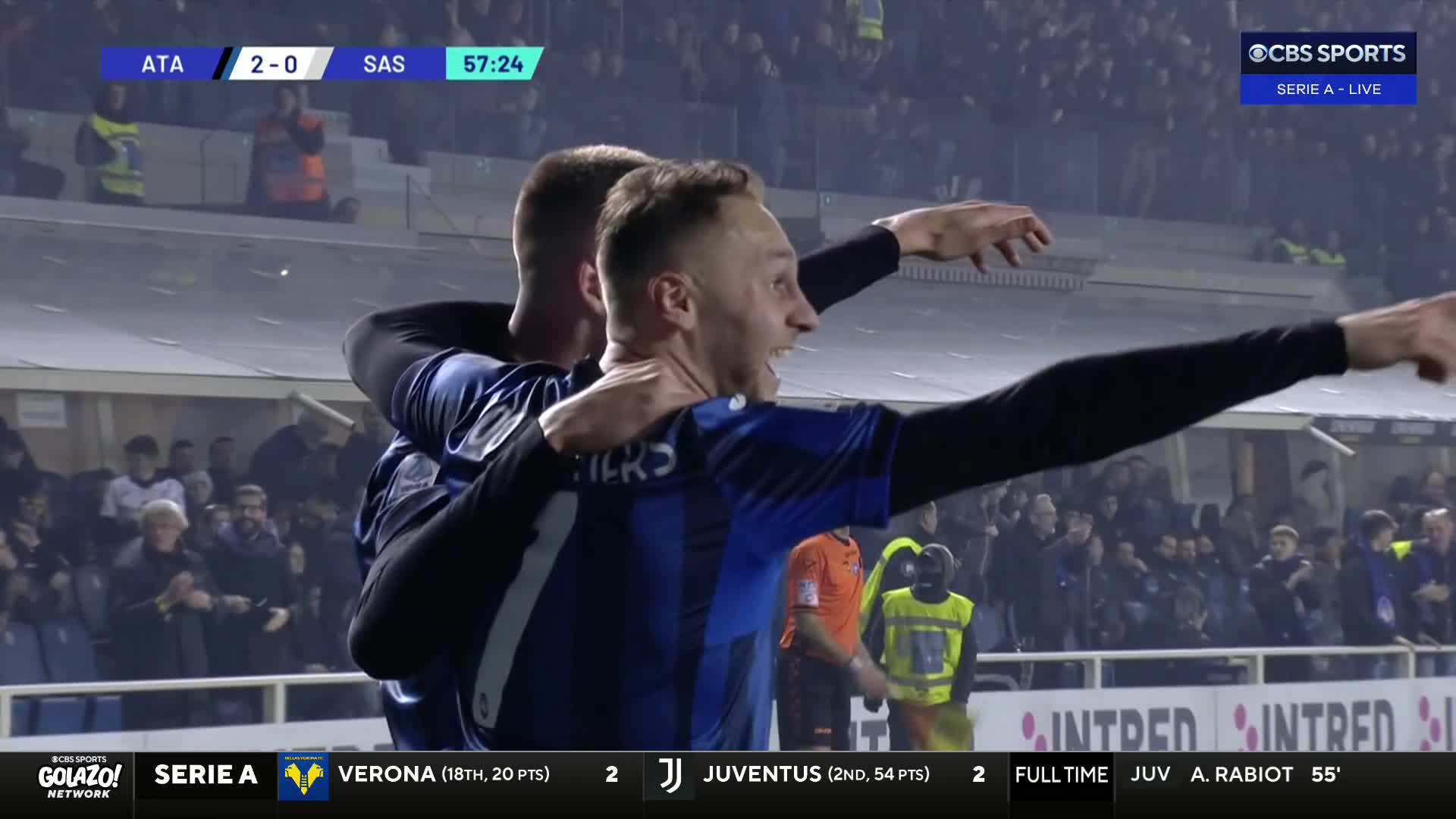 Teun Koopmeiners roofs the first-time finish for Atalanta! 🙌