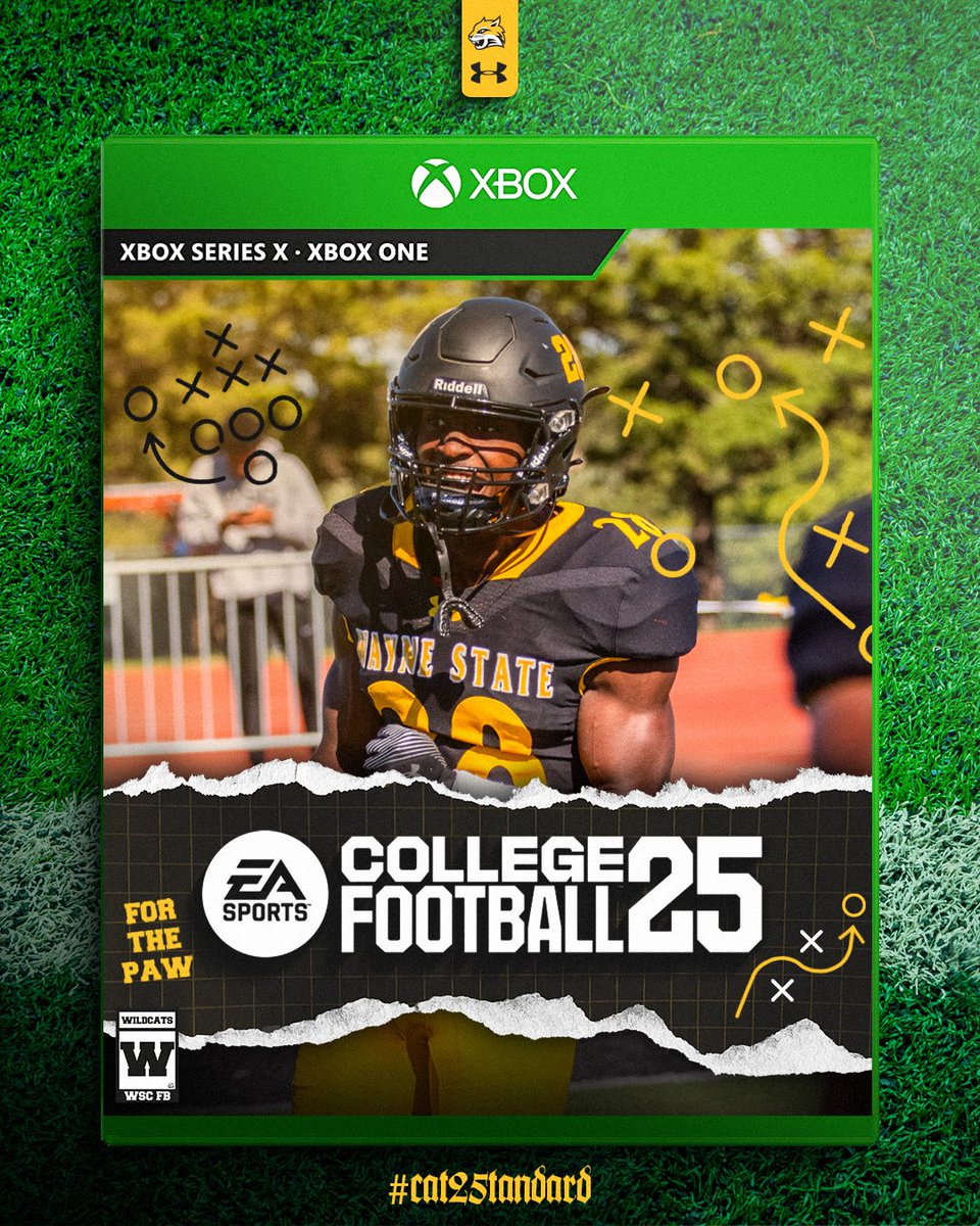 WayneStFootball's tweet photo. 🐯🎮

#CAT25TANDARD #ForThePaw https://t.co/hzf853cI1e