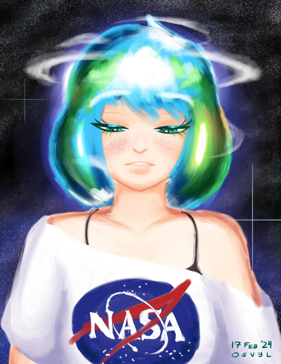 We have to protect our Earth Chan! 💚🌎💙
#art #originalart #earthchan
