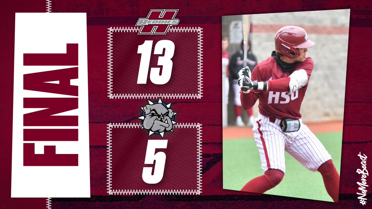 ReddieSports's tweet photo. REDDIES WIN!

Henderson gets 13 runs on 12 hits to win the series against Southwestern Oklahoma!

Louis Holt and Luke Rice each record three hits in the 8️⃣-run victory! 🔥🔥

Game 3️⃣ coming up for the potential series sweep! 👀👀 https://t.co/Ul2PT9Ugau