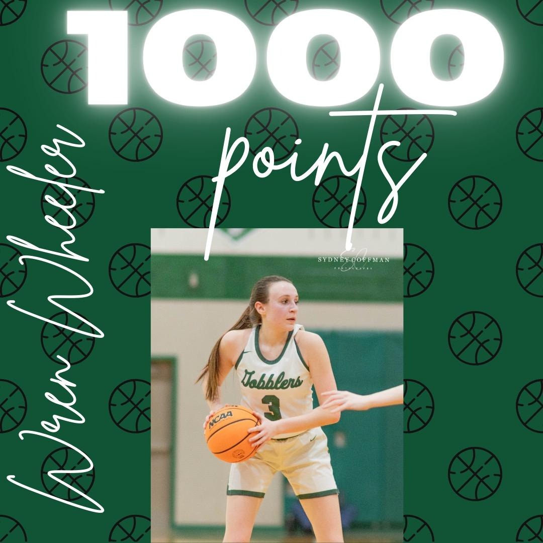 Wren Wheeler has surpassed 1000 points as a junior. Congratulations, Wren! #player #shooter @wren_wheeler3