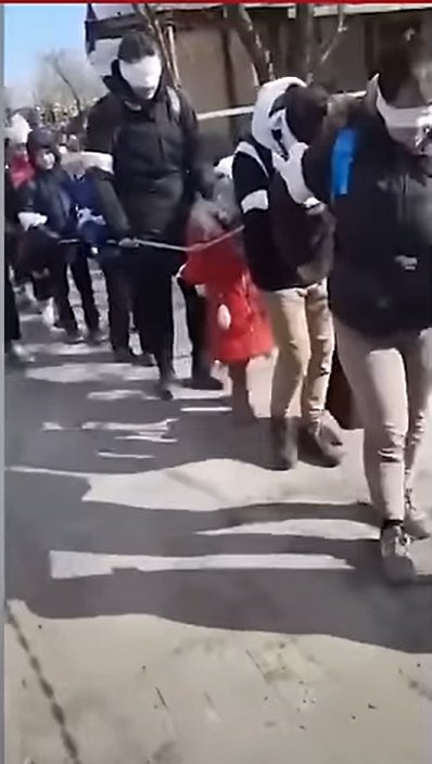 That's your "no need to escalate." 
This is what "great Russian culture" is.  This is what Russia wants to do with the whole world, primarily with Europe.
The whole "Russian world" is in one photo.  
These are Ukrainian CHILDREN who were tied up by the Russians.