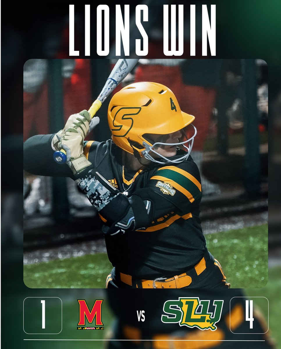 Final | SLU 4, Maryland 1

Two wins over Power 5 foes for Lady Lions at Lion Classic | SLU will face SEMO in Saturday's nightcap, time TBD

#LionUp | 7-1