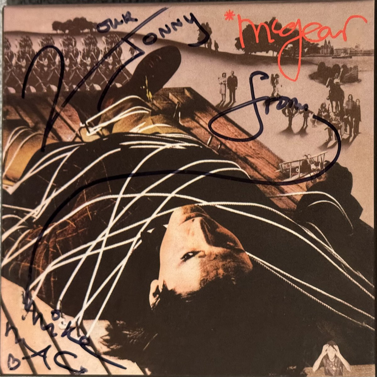 Got my McGear album signed by the fabulous <a href="/_MikeMcCartney_/">Mike *McGear McCartney</a> and I’m very happy. Look at this!