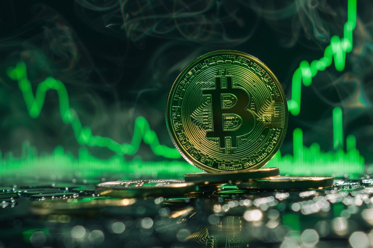 TheBTC420's tweet photo. Embrace the chill vibes with BTC420! Where green charts meet green dreams. Let's blaze a trail to financial freedom together, one toke at a time. 🟢📈 https://t.co/PvpfouPCZc