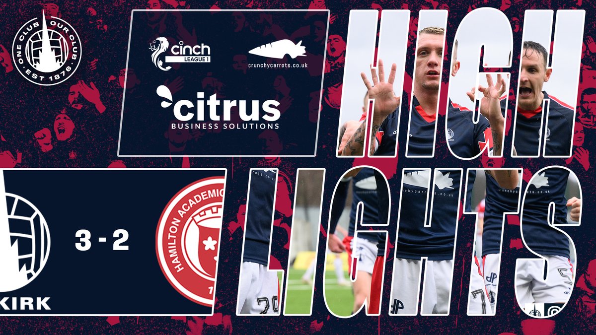 📺 Highlights: Falkirk 3-2 Hamilton Academical

⏪ Rewatch the key moments from today's massive win!

👉 youtu.be/p142ZYV9g90

🤝 <a href="/CitrusOffice/">Citrus Business</a> | citrusbusinesssolutions.co.uk