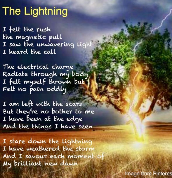 #vss365 #magnetic #poetry #poetrycommunity #naturepoem #poem #lightning