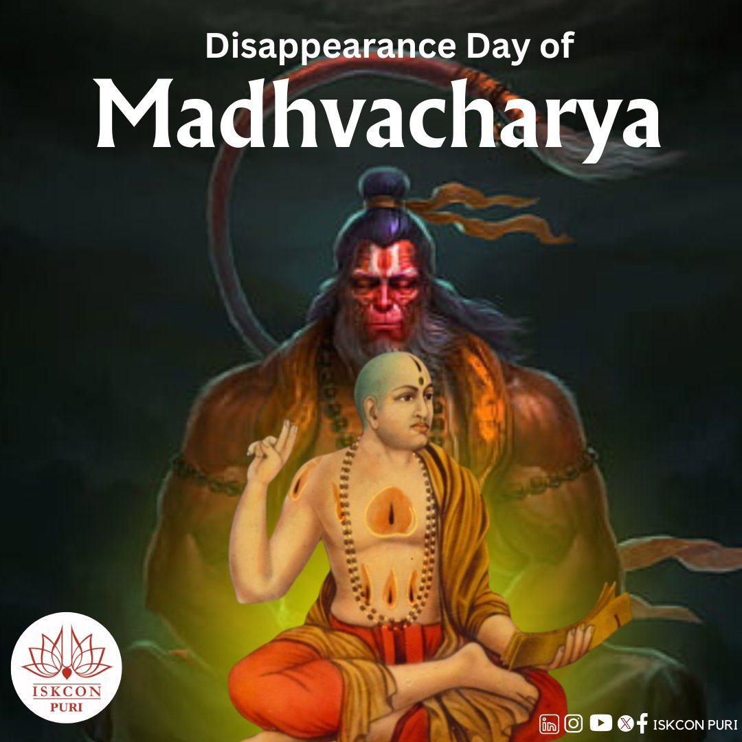 Shri Madhwacharya regarded as an incarnation of Vayu, the Wind-God was born in the year 1238 A.D. He was born of Madhya Geha a Tulu Barhmin and Vedavati at Paajaka near Udipi in South Kanara district of Karnataka. The father gave him the name Vasudeva.

#madhvacharya