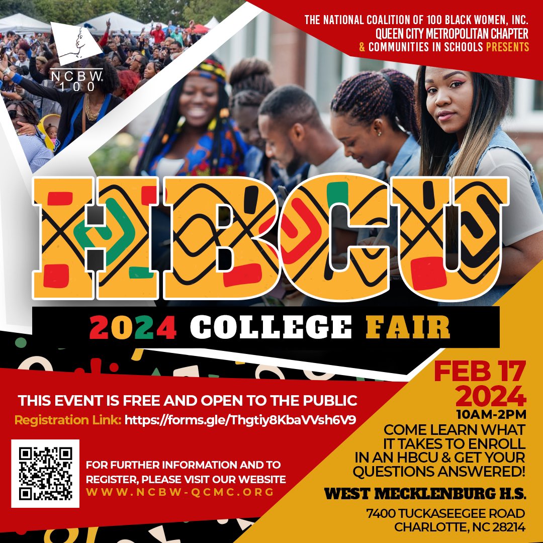 Holly_Lawson713's tweet photo. WUAA-GCC represented Wilberforce University at the 2024 HBCU College Fair sponsored by the National Coalition of 100 Black Women Inc. -Queen City Metropolitan Chapter.
#NCBW100 #QCMC #HBCUs #WU1856 #HBCUPride #BlackHistoryMonth #BlackHistoryMonth2024 https://t.co/2vSLWArjMv