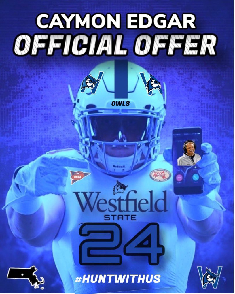Caymon24's tweet image. #AGTG More than Blessed to Receive an Offer From @CoachKMelanson to play at Westfield State University! 
Thanks for the Opportunity Coach I won’t Disappoint!🙏🏼