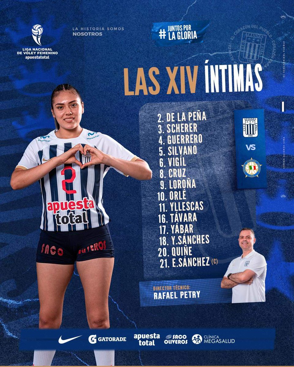 mal_unicornio08's tweet photo. @MovistarDeporPe @sandravoley119 Acaban de publicar la lista del partido de hoy de las jugadoras de Alianza contra Circolo y no esta la 1 Kanakry ¿paso algo? ¿Ya no jugara para Alianza? https://t.co/hQ5umnpeIt