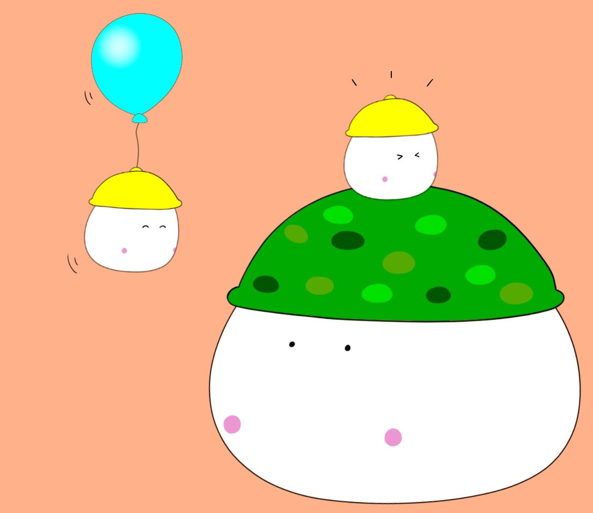 no humans balloon simple background hat > < closed eyes blush stickers  illustration images