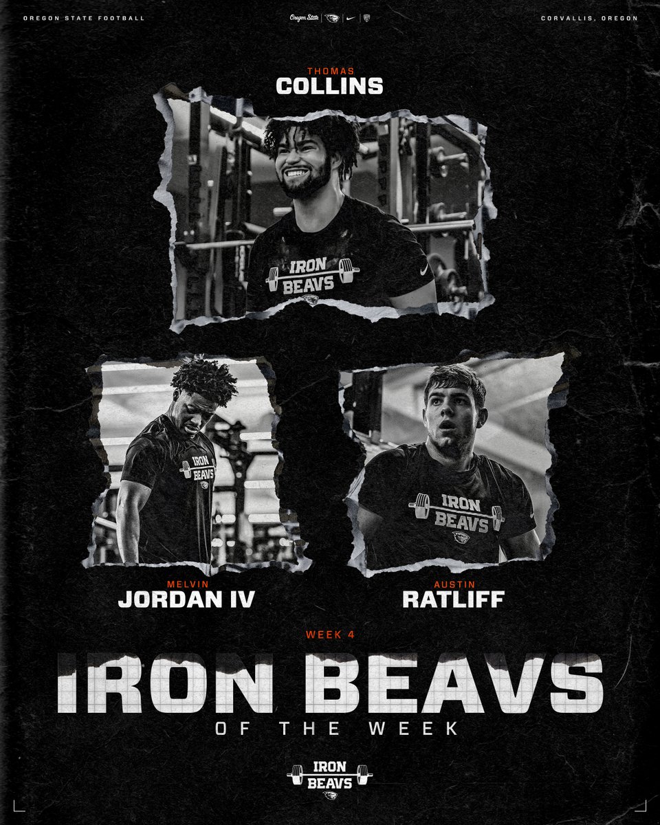 Iron Beavs of the week 😤 –– @Collins_Thomas1 @MelvinJordanIV1 @Austin_Ratliff2