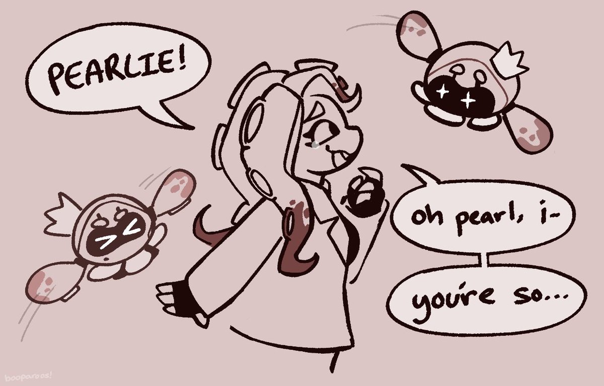 booparoos's tweet photo. pearlina week day 7 - side order reunion 🤍
been wanting to draw this one for a while! smooch! that! robot!
#pearlinaweek https://t.co/b0GOukhprL