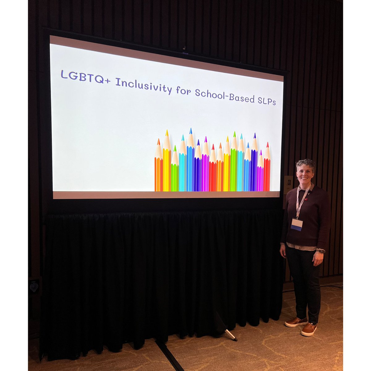 KYSPEECH's tweet photo. Christy Chesnut delivered both heart and humor in yesterday afternoon’s DEI session. Christy, you’re a fabulous speaker and we enjoyed learning from (and laughing with) you! Please zoom in on the last photo for her mid-presentation picture pose!

#KSHAConvention #KSHACon24 https://t.co/CCQE9VUKbX
