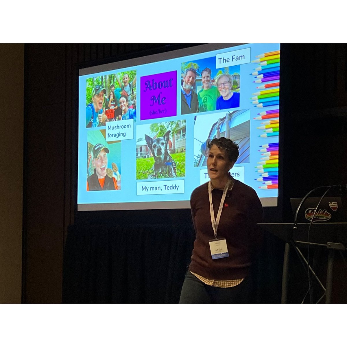 KYSPEECH's tweet photo. Christy Chesnut delivered both heart and humor in yesterday afternoon’s DEI session. Christy, you’re a fabulous speaker and we enjoyed learning from (and laughing with) you! Please zoom in on the last photo for her mid-presentation picture pose!

#KSHAConvention #KSHACon24 https://t.co/CCQE9VUKbX